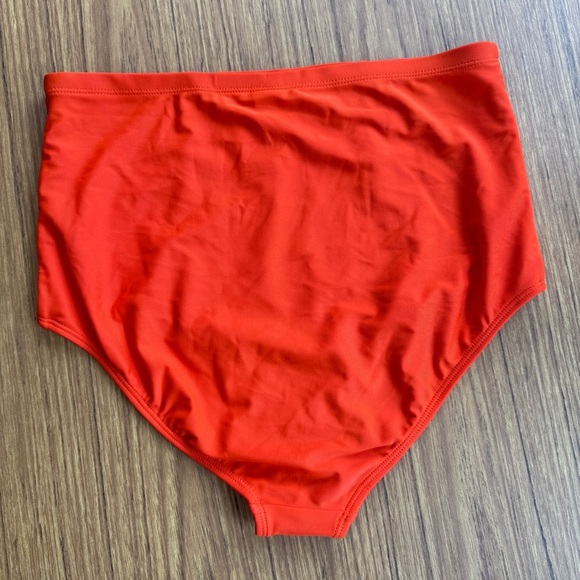 Old Navy High-Waist Bikini Swim Bottoms | Orange | Size M | NWT - Picture 2 of 4